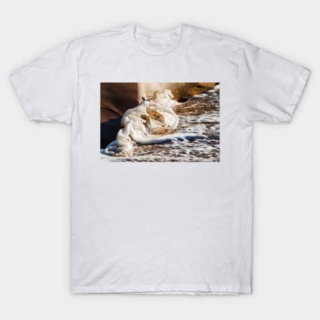 Wave Curling Over at Pearl Beach T-Shirt by Geoff79